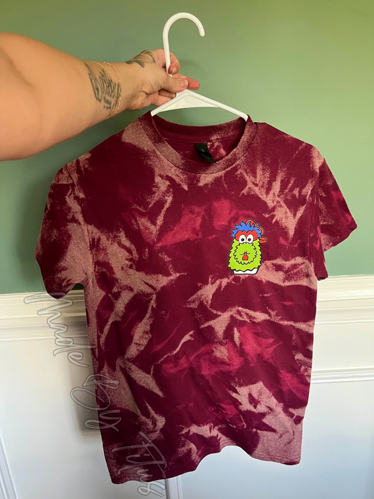 Phanatic Maroon Baseball Tie Dye Apparel