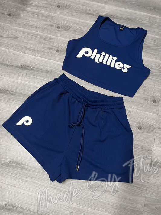 Navy Blue Phillies Set