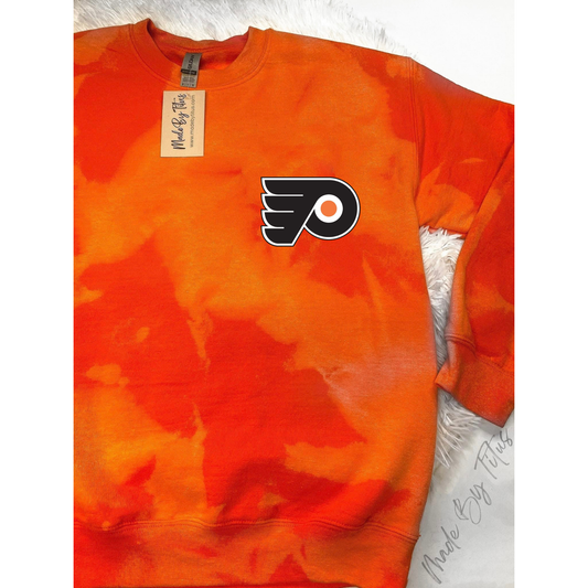 Orange Hockey Bleached Apparel 2
