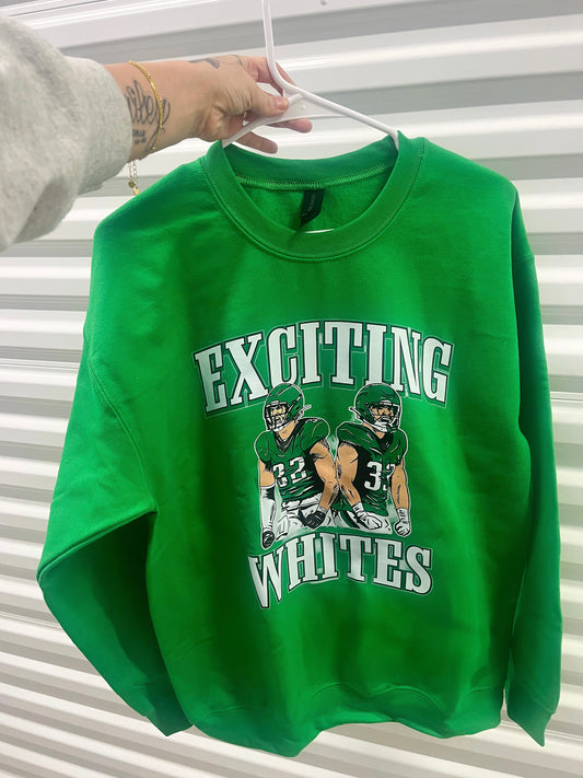 Exciting Whites Kelly Green Apparel