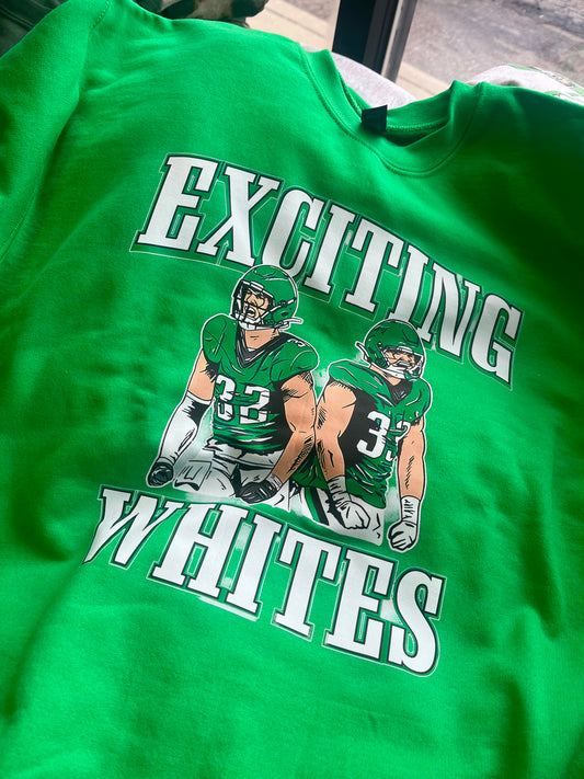 Exciting Whites Kelly Green Apparel