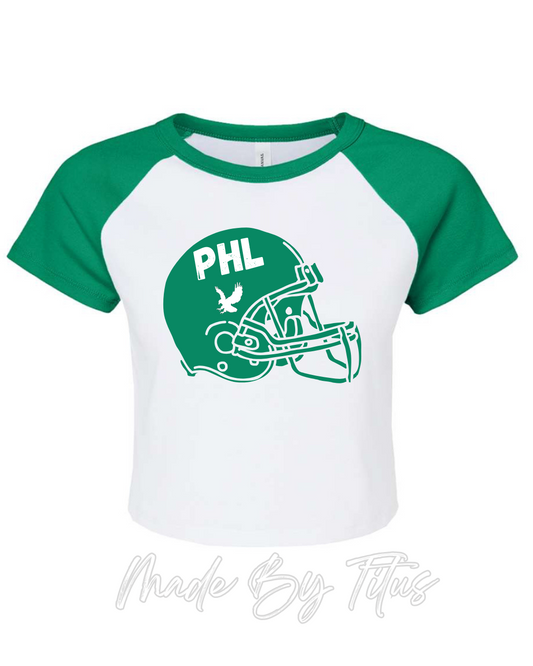 PHL Helmet Cropped Tee