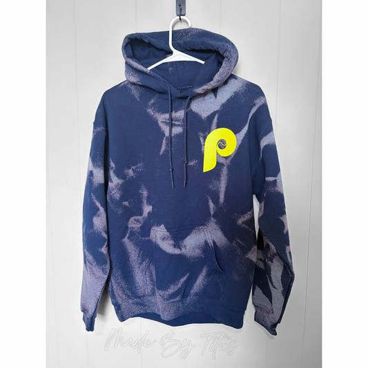 Navy Blue Baseball Bleached Apparel