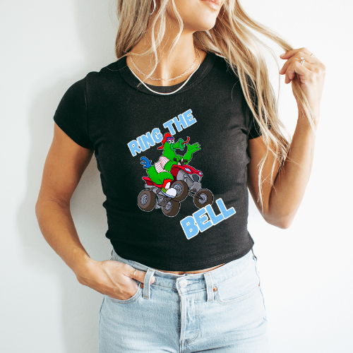 Phanatic Ring The Bell Baseball Cropped Tee