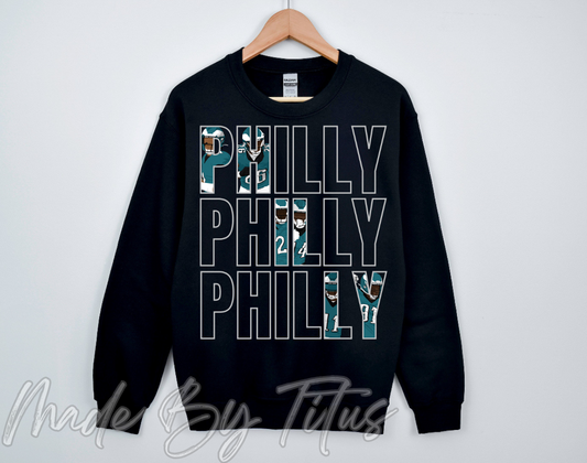 Philly Philly Philly Apparel in Black
