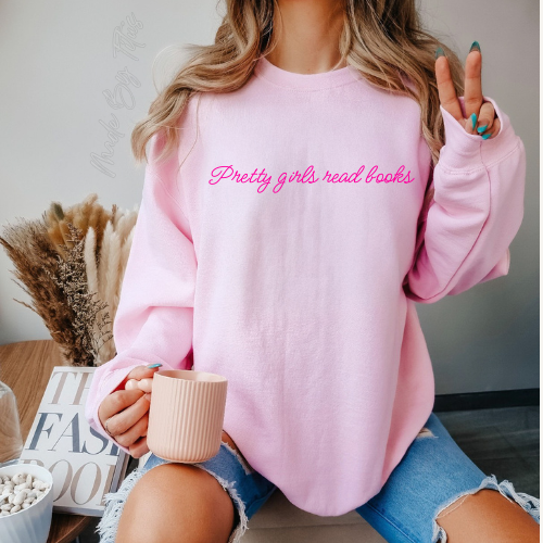 Pretty girls read books Apparel