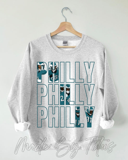 Philly Philly Philly Apparel in Grey