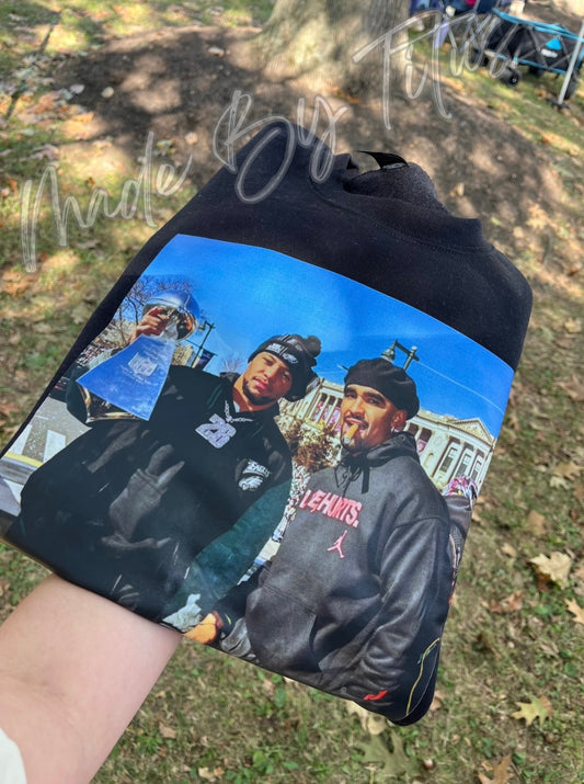 Jalen and Saquon Photo Apparel
