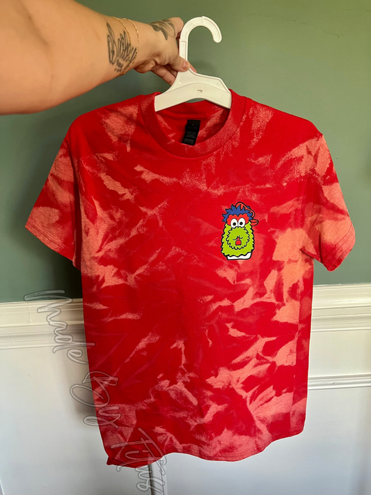 Phanatic Red Baseball Tie Dye Apparel