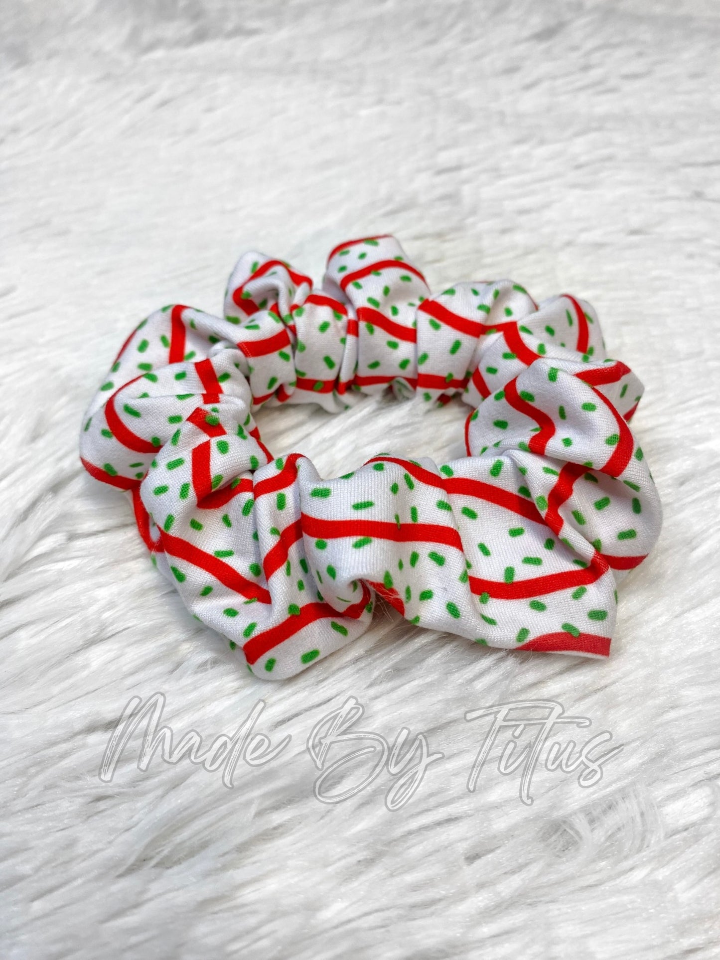 Christmas Cake Headband & Scrunchie