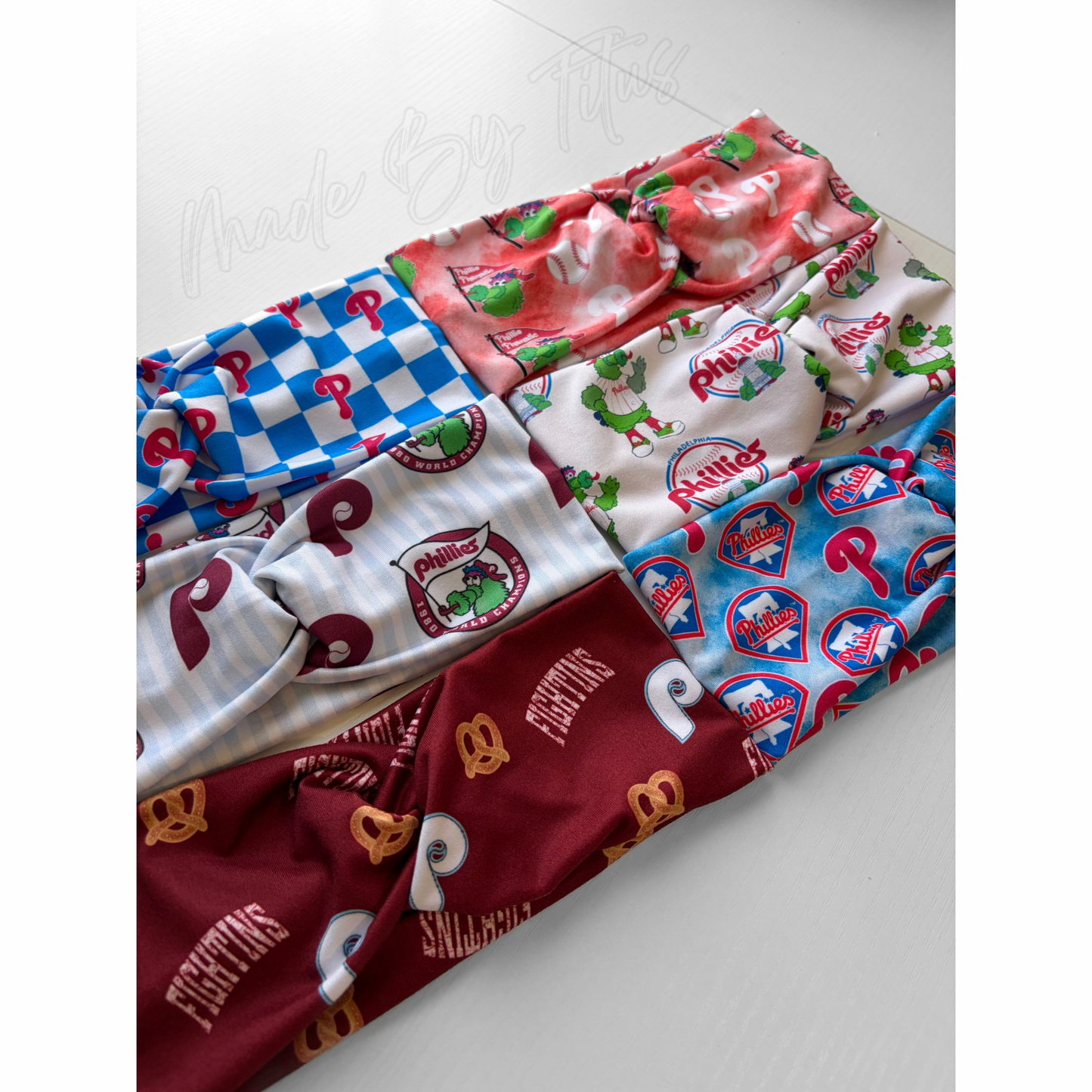 Spring Collection Baseball Headbands and Scrunchies