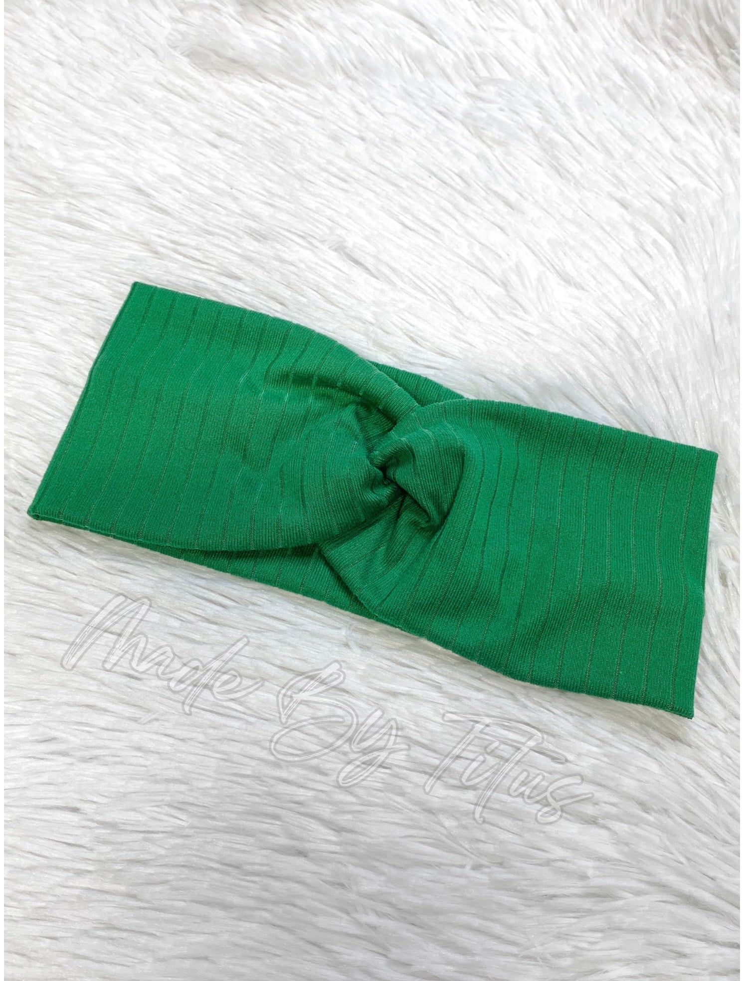 Kelly green Headband MadeByTitus