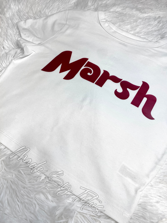 Marsh Baseball Cropped Tee