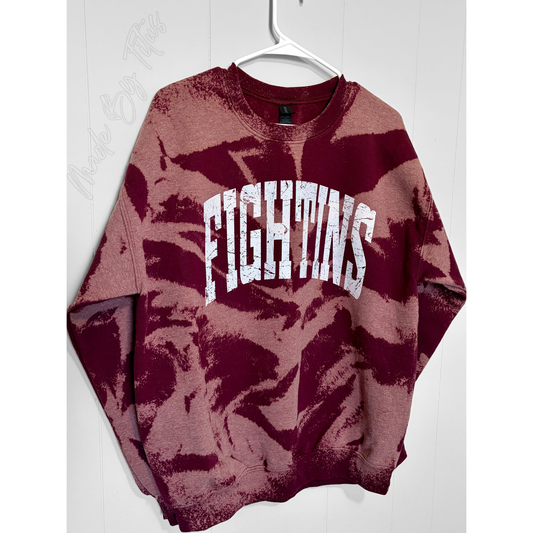 Fightins Distressed Apparel Tie Dye