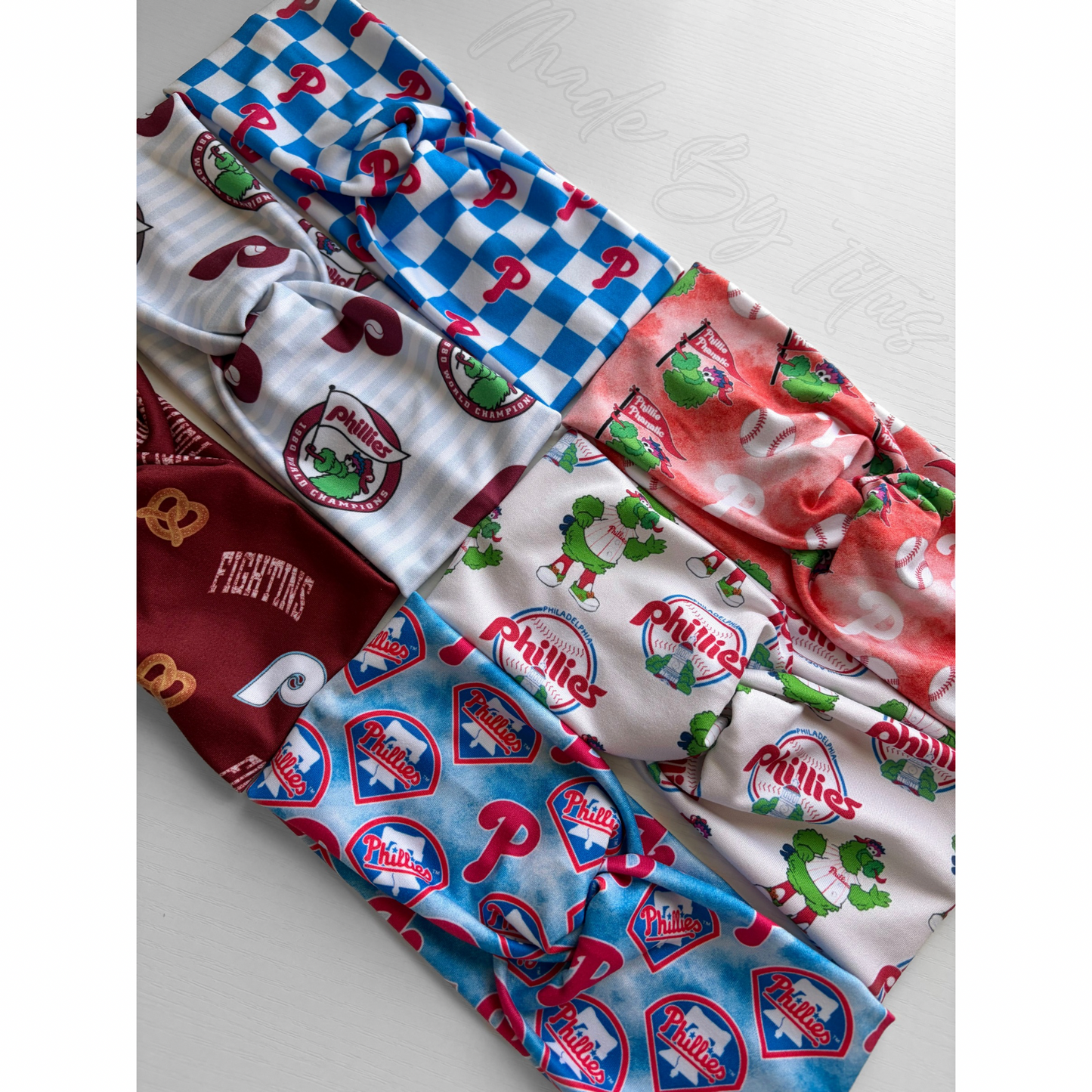 Spring Collection Baseball Headbands and Scrunchies