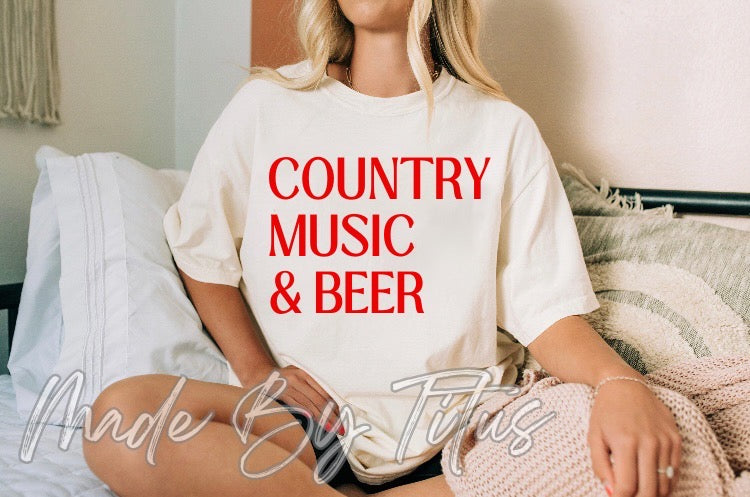 Country Music & Beer Apparel