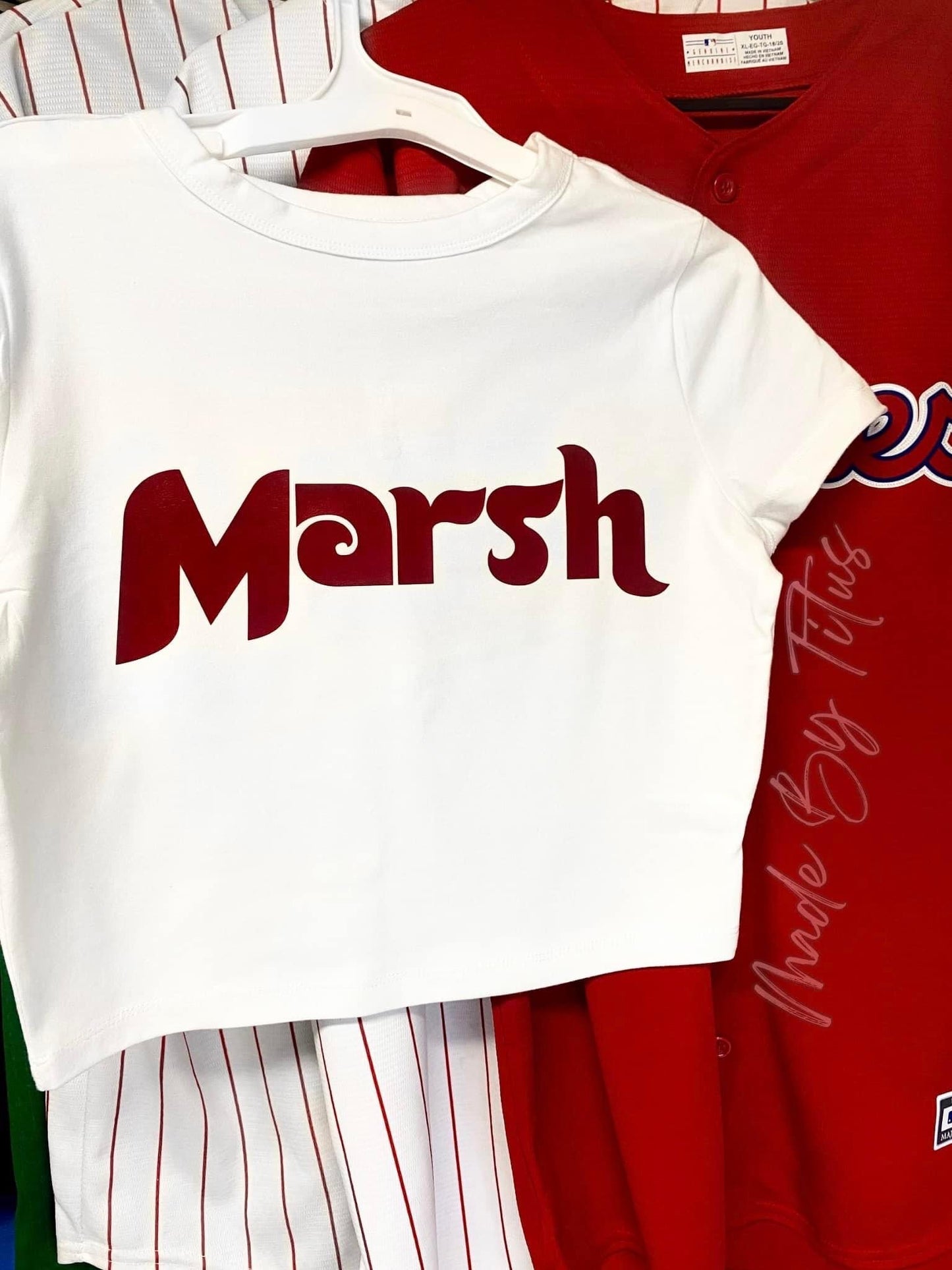 Marsh Baseball Cropped Tee