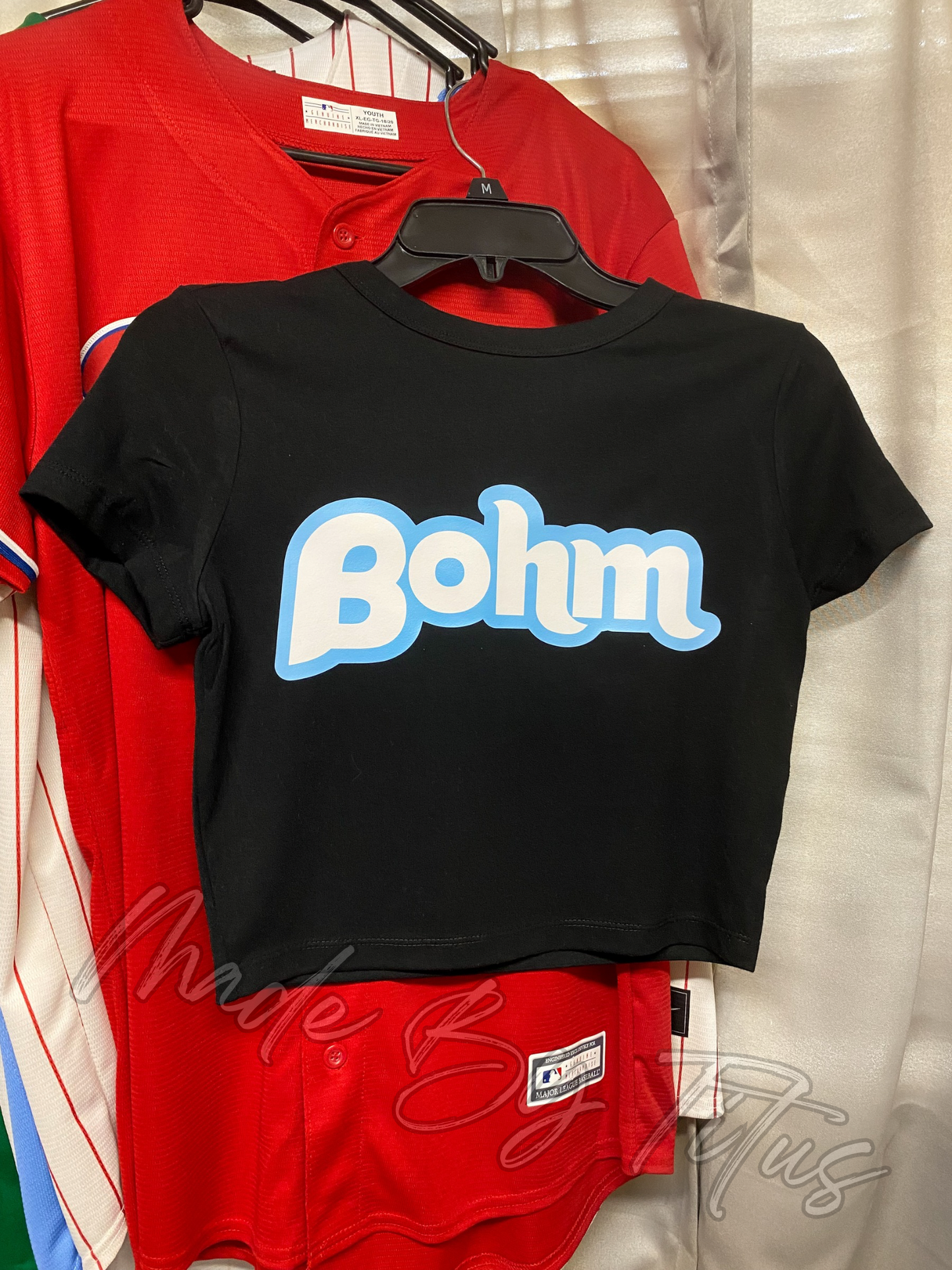 Bohm Black Cropped Tee