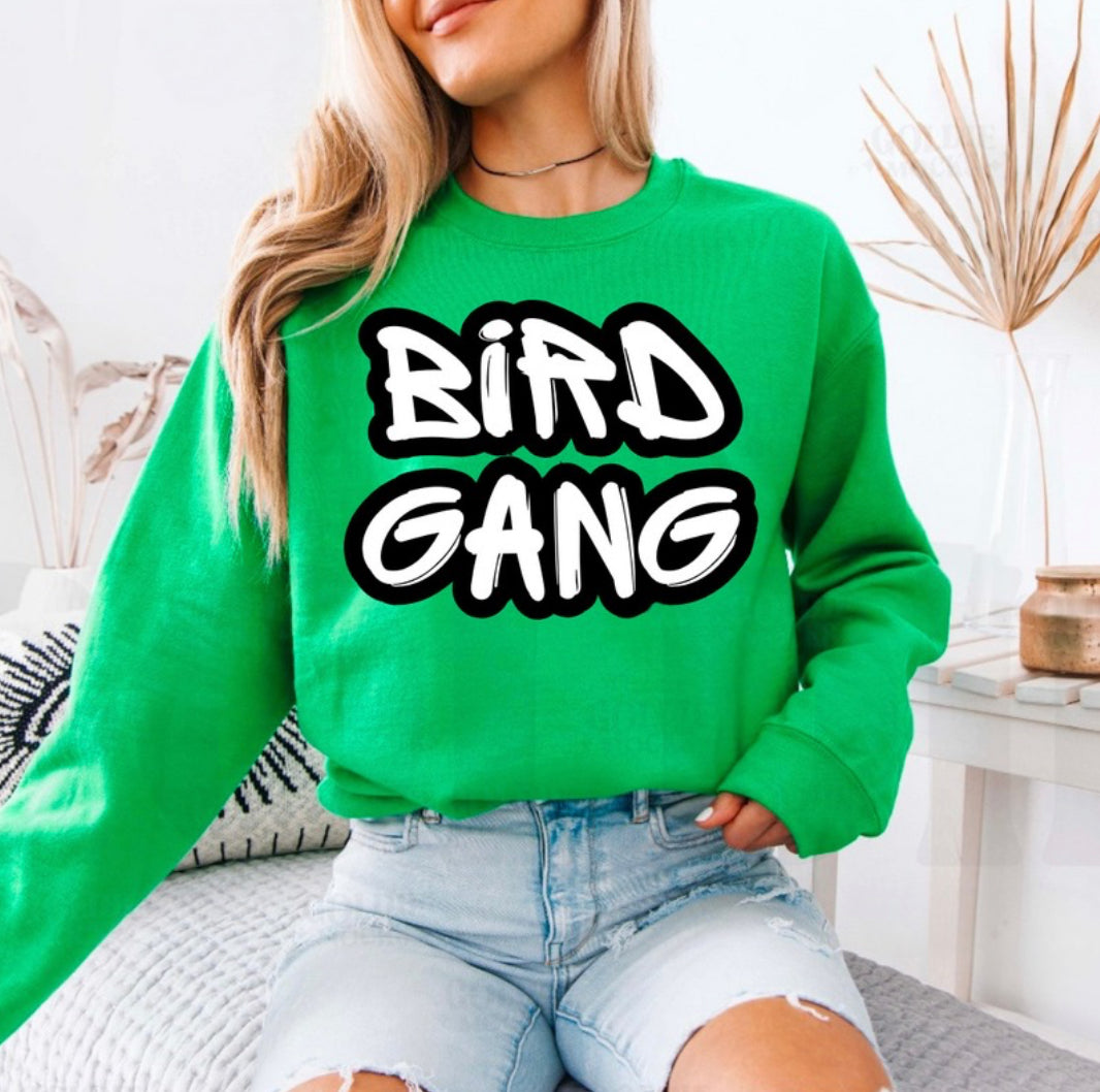 Bird Gang Kelly Green Apparel