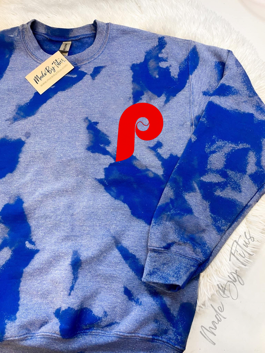 Royal Blue Baseball Bleached Apparel