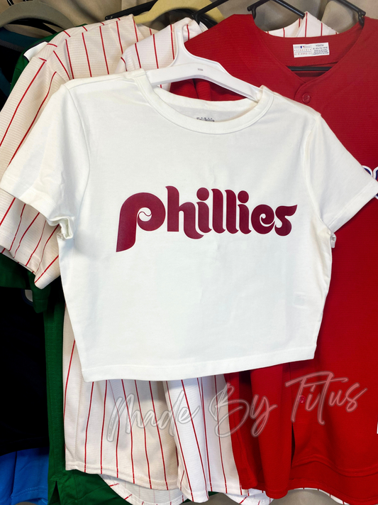 Baseball Cropped Tee