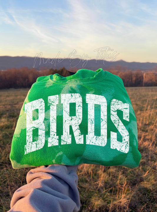Birds Tie Dyed Apparel