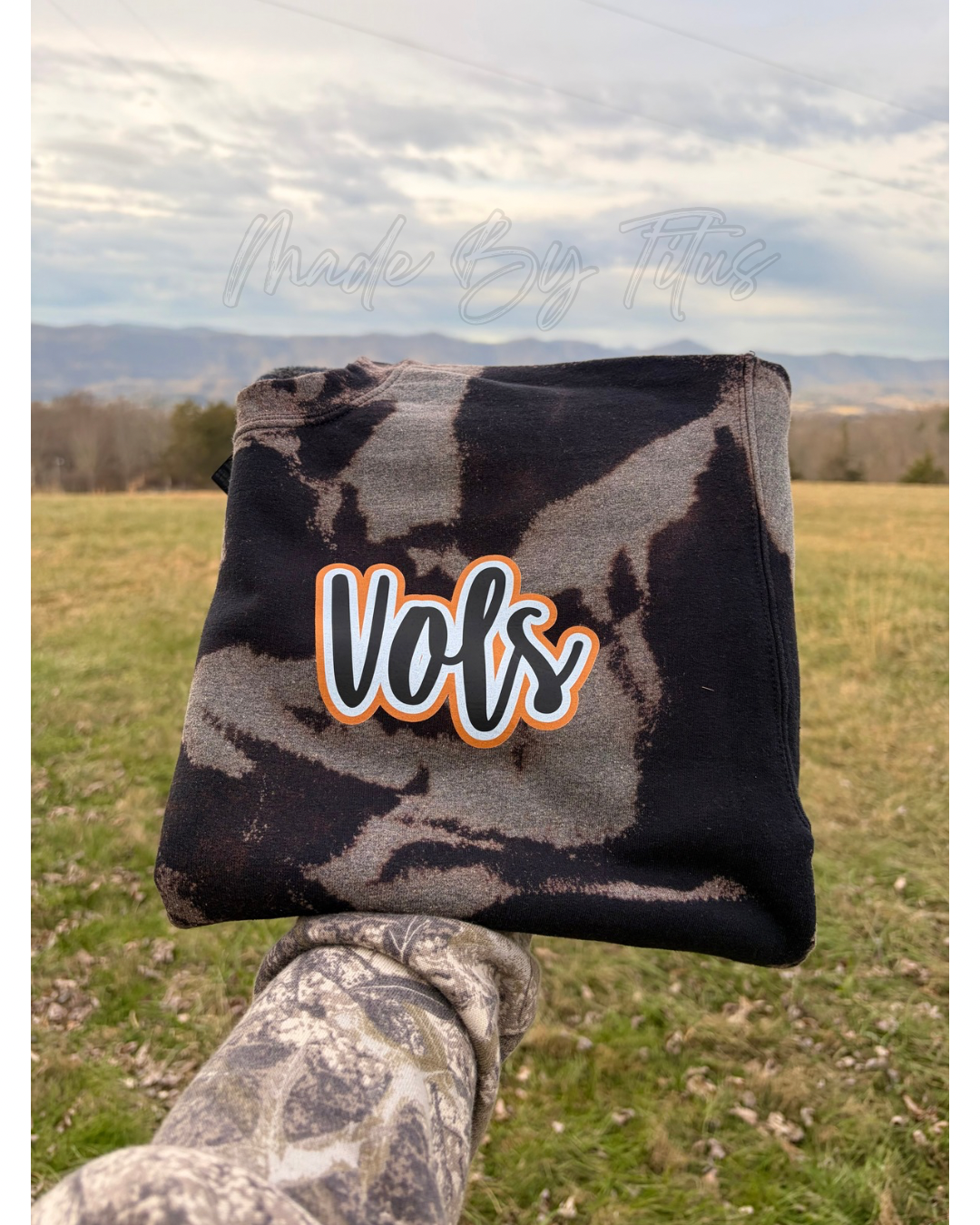 TN Vols Apparel black tie dye