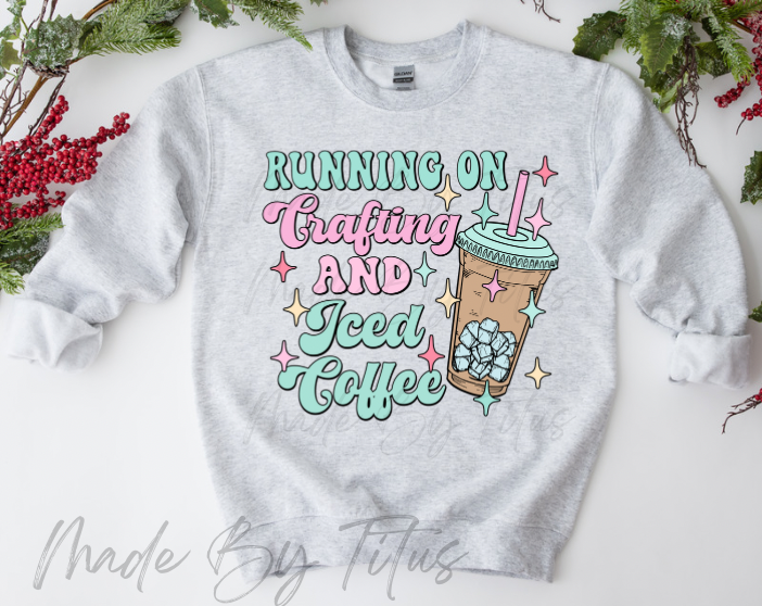 Running on Crafting and Iced Coffee Apparel